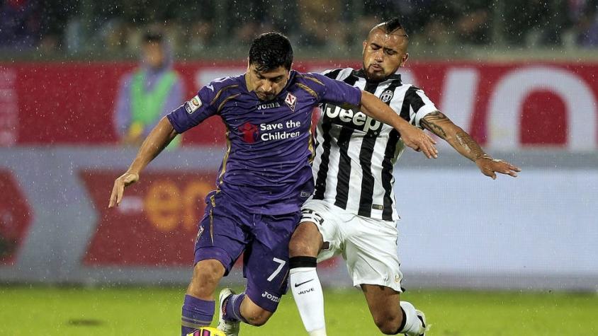 Duelo de chilenos: Juventus choca ante Fiorentina por Copa Italia