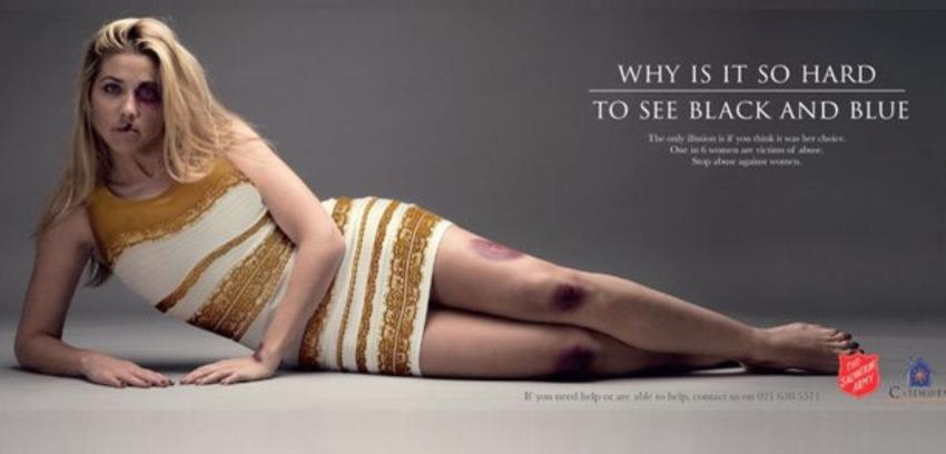 "El vestido" ahora es parte de potente campaña contra la violencia doméstica