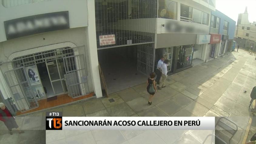 Sancionarán acoso callejero en Perú