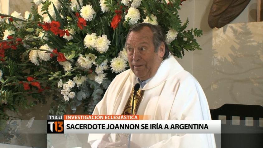 Adopciones irregulares: SS.CC. trasladaría a sacerdote Joannon a Argentina