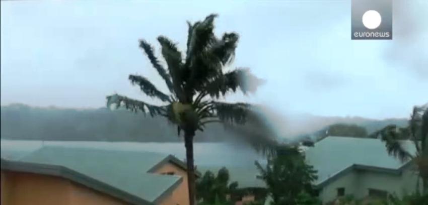 Vanuatu espera la llegada del ciclón "Pam" grado cinco