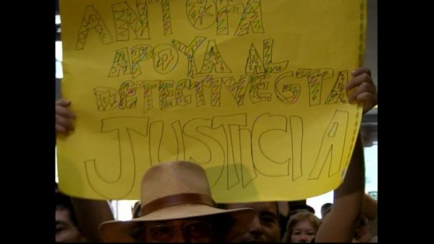 [VIDEO] Antofagastinos piden revocar medida de la justicia contra detective