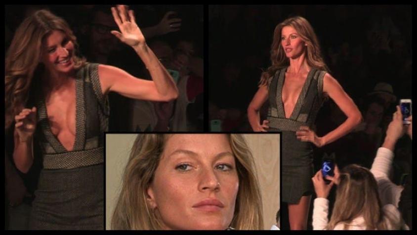 [VIDEO] Modelo brasileña Gisele Bündchen dice adiós a las pasarelas
