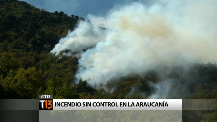 Incendio en Melipeuco arrasa con 3.515 hectáreas de bosque nativo