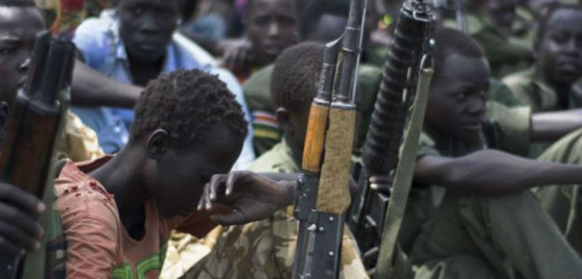 Unos 250 niños soldados son liberados en Sudán del Sur