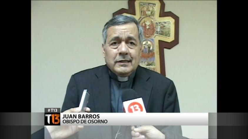 Obispo de Osorno critica manifestación en su contra