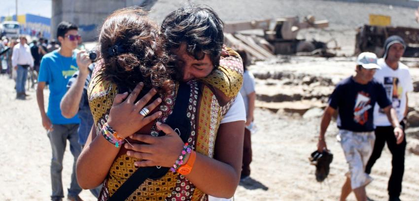 [FOTOS] Familias se reencuentran tras reapertura de paso en Chañaral