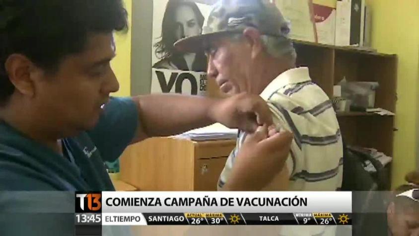 Comienza campaña de vacunación por emergencia sanitaria en Copiapó
