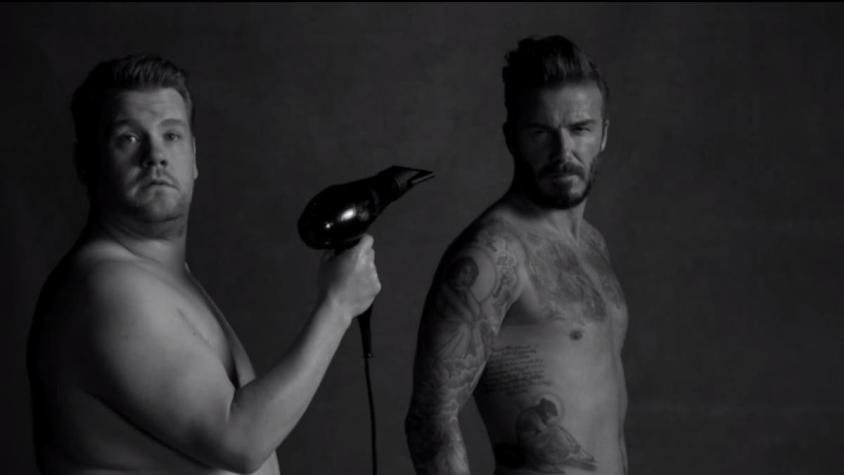 [VIDEO] David Beckham se burla de sus propios comerciales de ropa interior