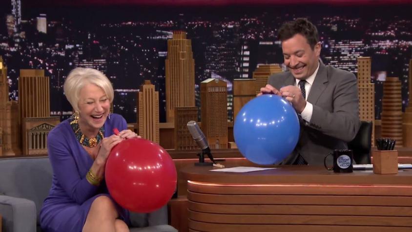 [VIDEO] Así fue la hilarante visita de Helen Mirren al show de Jimmy Fallon