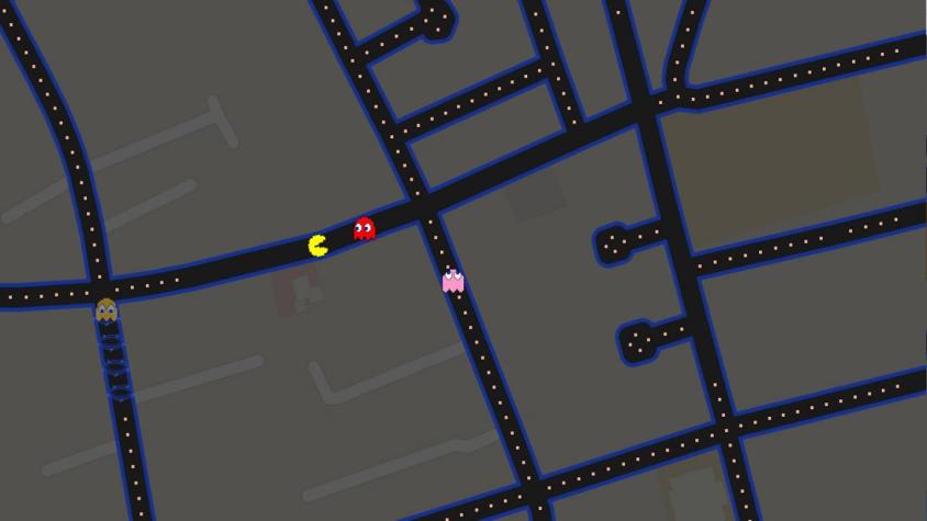 Juega Pac-Man en cualquier calle del mundo gracias a Google Maps