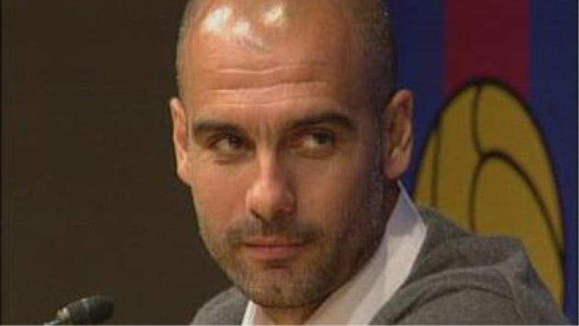 Guardiola anticipó atajada de penal en partido del Barcelona