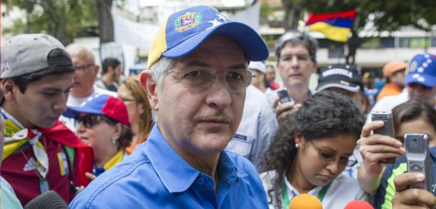 Venezuela: solicitan arresto domiciliario para opositor Antonio Ledezma