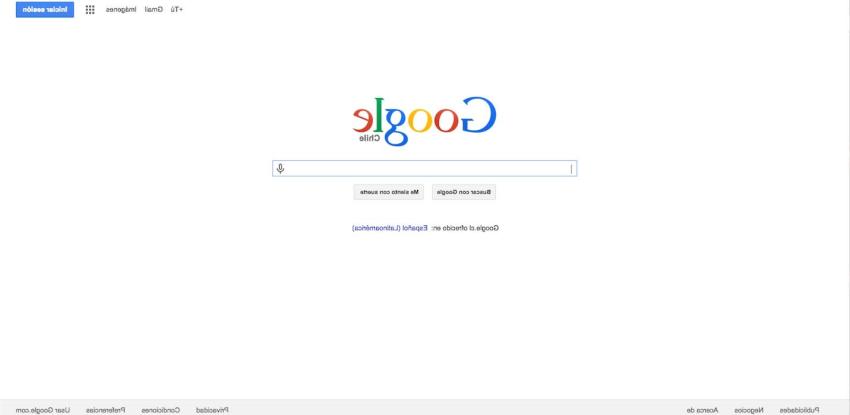 ¿elgooG? La broma de Google para April Fools' Day