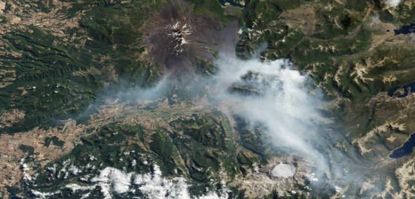 Imágenes satelitales muestran llegada del humo de incendios forestales al océano Atlántico
