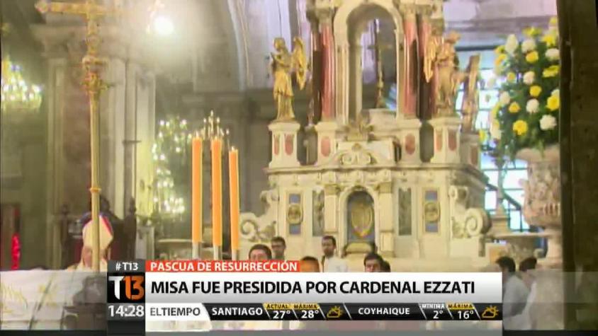 Cardenal Ezzati preside Misa de Resurrección en la Catedral Metropolitana