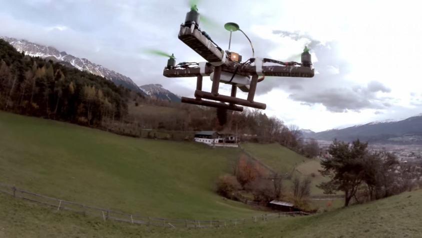 [VIDEO] Este es el chococóptero: el primer drone hecho sólo con chocolate