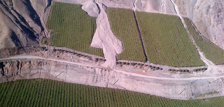 Fedefruta teme pérdida de producción de Atacama por daños en canales de riego tras aludes