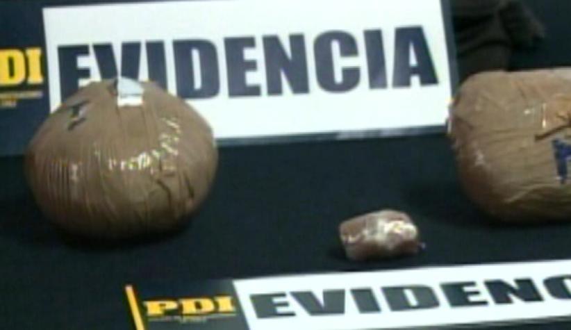 PDI de Concepción detuvo a acusado de portar 1 kilo de cocaína de alta pureza