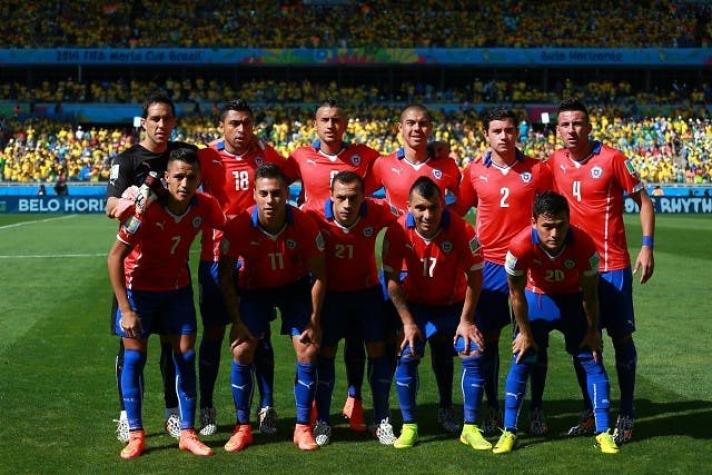 Chile desciende un puesto en el ranking FIFA