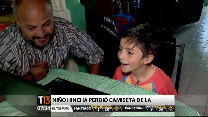 Niño de Chañaral tomó celular de su papá y grabó emotivo mensaje que llegó a jugadores de "la U"