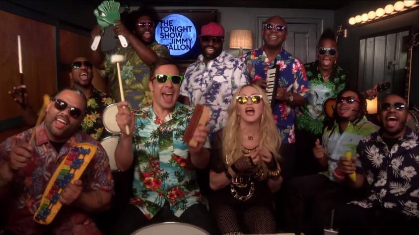 [VIDEO] Madonna y su entretenida versión de "Holiday" en el show de Jimmy Fallon