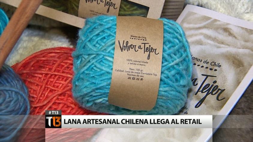 Lana artesanal chilena llega al retail