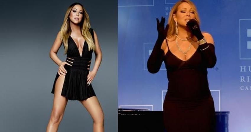 Polémica por evidente uso de Photoshop en portada del nuevo disco de Mariah Carey