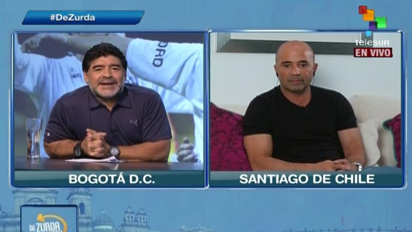 La entrevista de Diego Maradona a Jorge Sampaoli