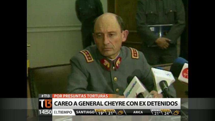 General (r) Juan Emilio Cheyre participa en careo