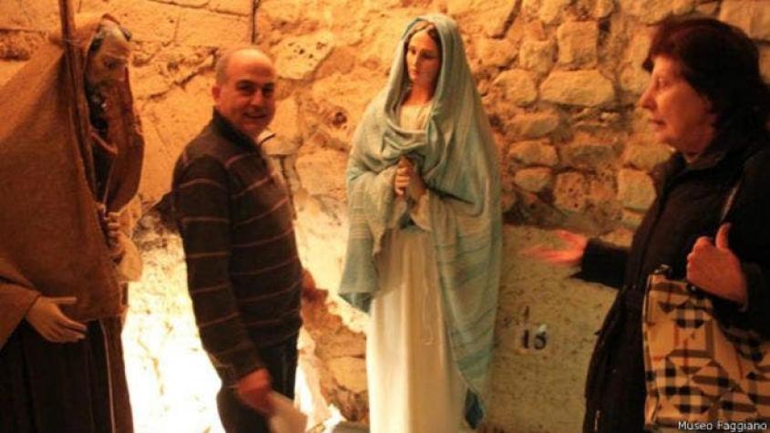 La familia italiana que encontró un tesoro arqueológico mientras arreglaba un baño