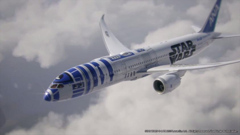 [VIDEO] Así es el avión inspirado en R2-D2 de Star Wars