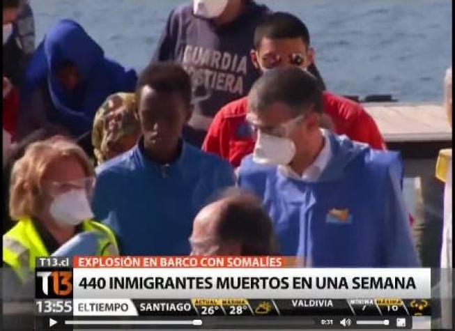 ACNUR estima que 700 inmigrantes murieron en nuevo naufragio en el Mediterráneo