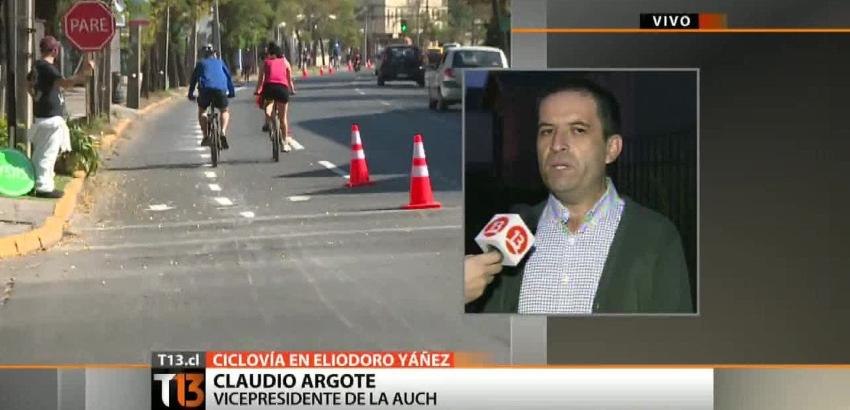 Automovilistas y Av. Eliodoro Yáñez: "¿Por qué no dejar calles interiores para las ciclovías?"
