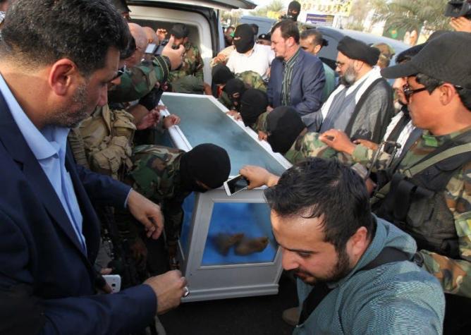 Gobierno iraquí exhibe los supuestos restos del "número dos" de Saddam Hussein