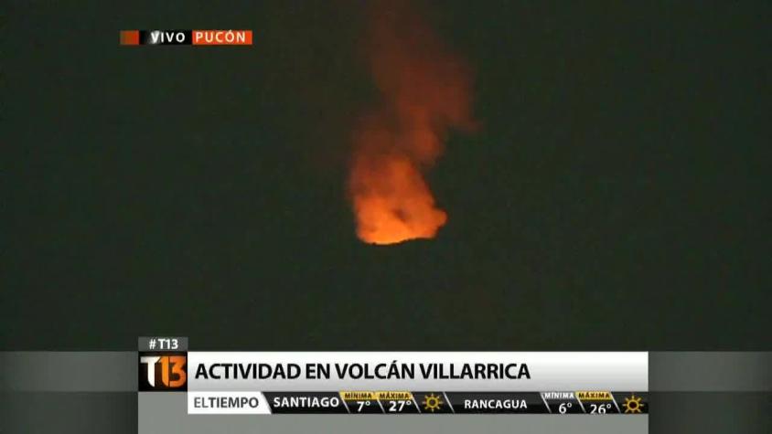 Actividad moderada se registra en Volcán Villarrica
