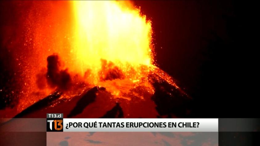 ¿Por qué hay tantas erupciones en Chile?