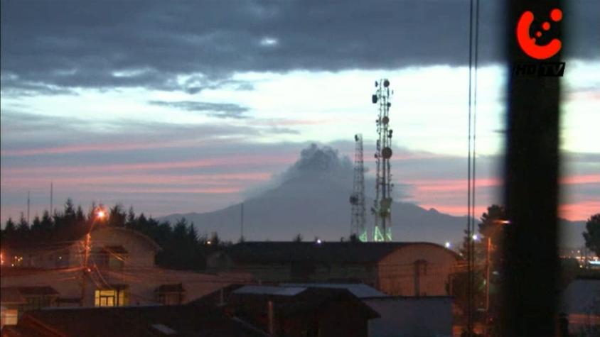 [VIDEO] El timelapse del amanecer del volcán Calbuco y la nueva fumarola del macizo