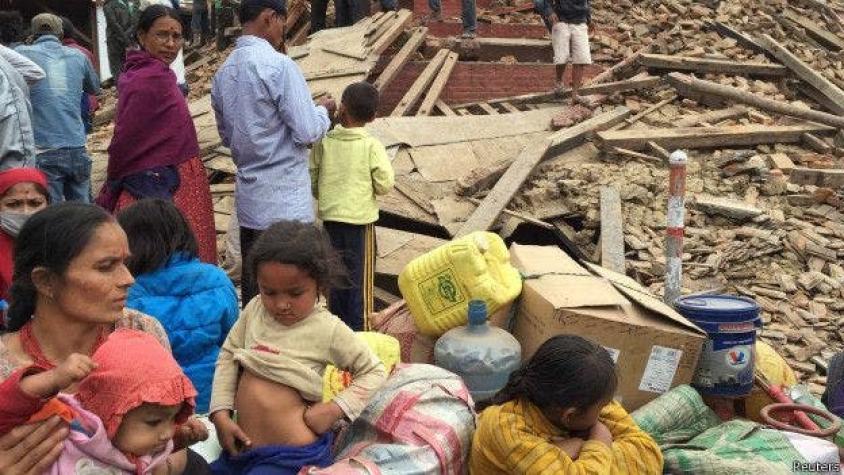 Las impactantes imágenes del terremoto en Nepal