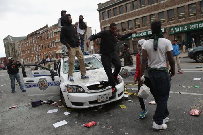 ¿Quién está tras las protestas en Baltimore?