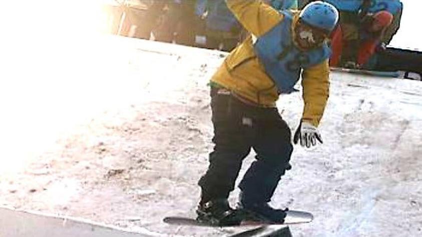 Un británico hace historia en snowboard con espectacular salto