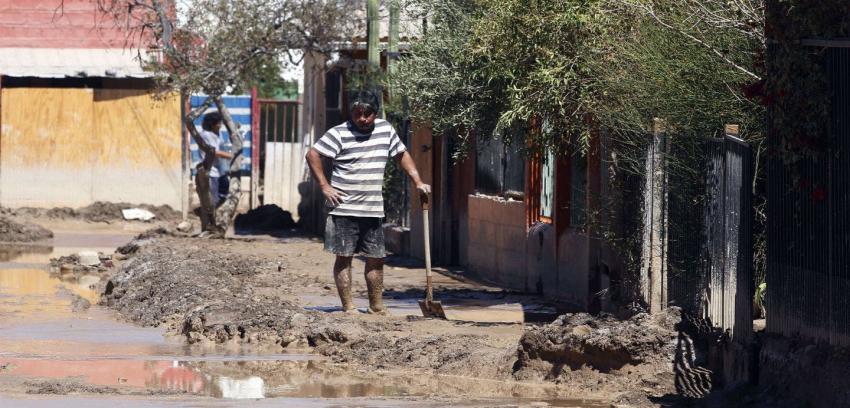 Región de Atacama: 80% de las calles están despejadas de barro