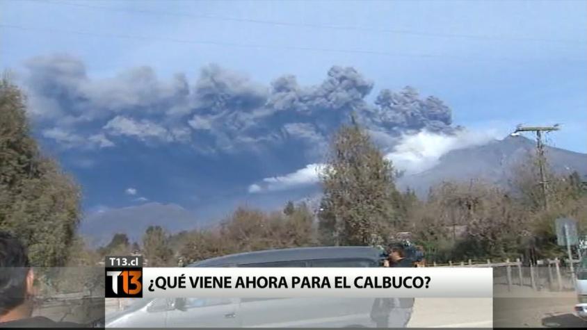 ¿Cuáles son los escenarios que se vienen para el volcán Calbuco?