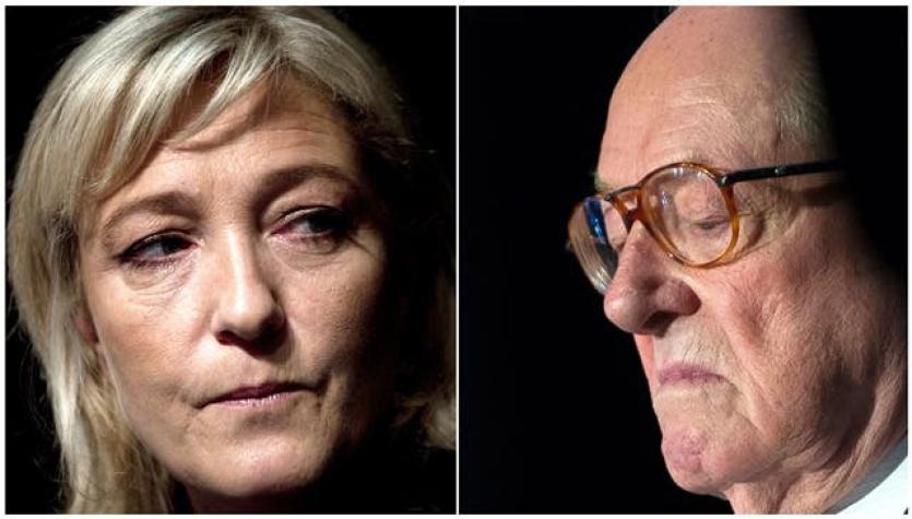 Lider histórico de la extrema derecha francesa no quiere que su hija sea presidenta