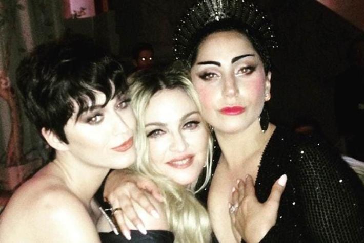 Lady Gaga, Madonna y Katy Perry hacen las paces en la gala del MET