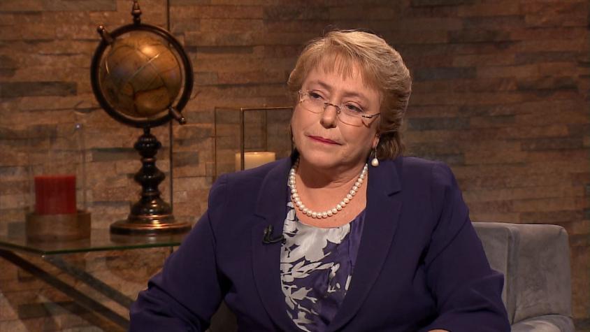 [VIDEO] "¿Qué le pasa a Chile?": Revisa la entrevista a la Presidenta Bachelet en tres momentos