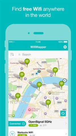 Wifimapper, la app que te permite encontrar Wi-Fi gratis en cualquier parte del mundo