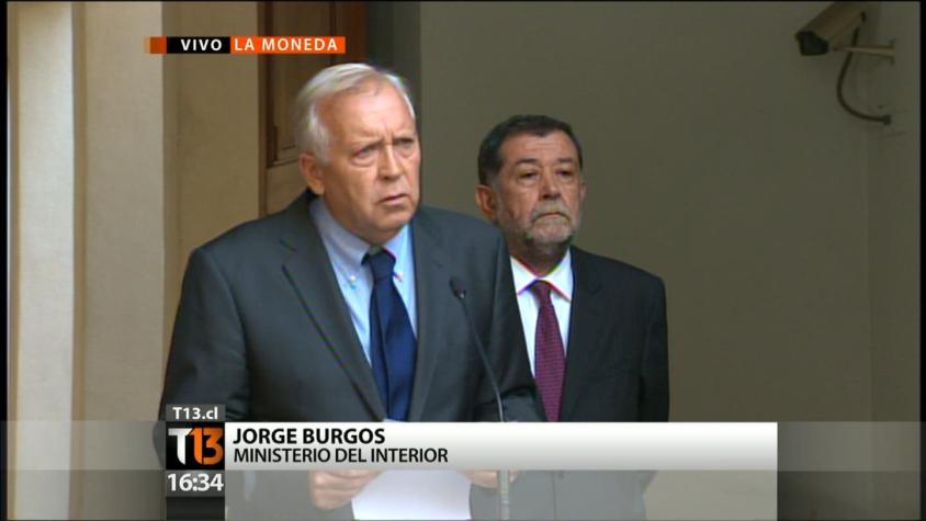 Ministro Burgos: "Presunto autor de muertes no tiene vínculo con las fuerzas policiales"