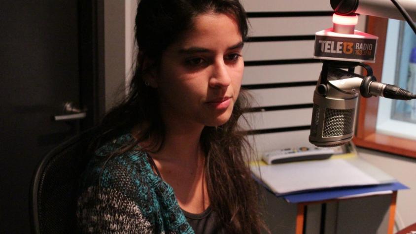 Valentina Saavedra en Tele13 Radio: "No estoy para tomar café con Eyzaguirre"