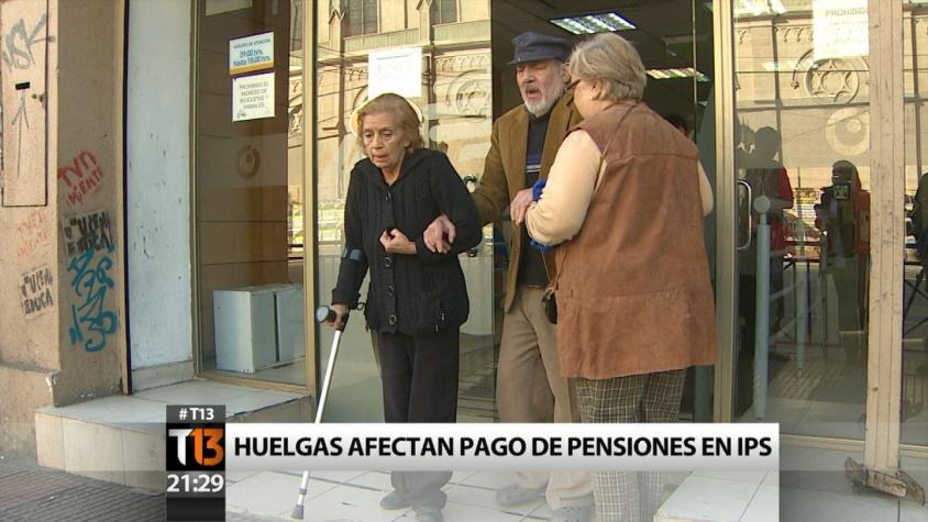 Huelga de Prosegur y Brinks afectó pago de pensiones